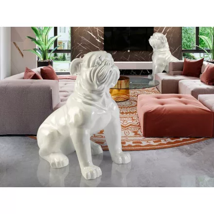 ·WHITE BULLDOG · LARGE FIGURE, WHITE