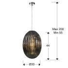  Schuller Ovila 752084 Single Pendant Lamp