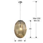  Schuller Ovila 752091 Single Pendant Lamp