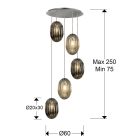  Schuller Ovila 752268 Multi Pendant Lamp