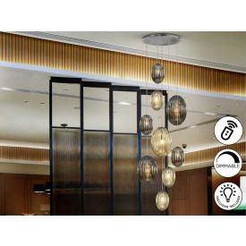 OVILA· 9L LAMP. SMOKE, COGNAC DIMM.