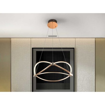  Schuller Ocellis 757232 Pendant Lamp Rose Gold