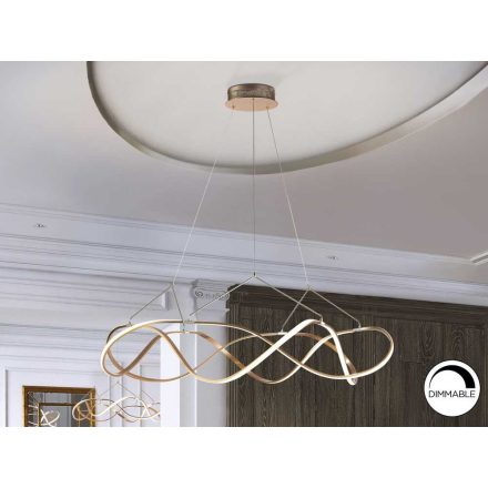 ·MOLLY· LED LAMP Ø110, ROSE GOLD