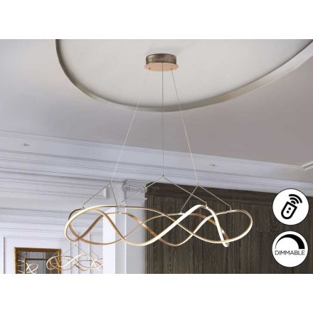·MOLLY· LED LAMP Ø100 ROSE GOLD, DIMMABL