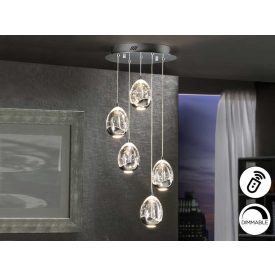  Schuller Rocío 783517D Multi Pendant Lamp Chrome