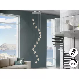 ·ROCIO· 14 LED LAMP, Ø50, CHROME DIMM. 5