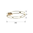  schuller colette 786508D Ceiling Lamp Rose Gold