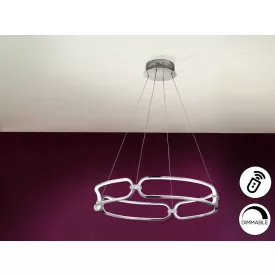 ·COLETTE· LED LAMP Ø60 CHROME, DIMMABLE