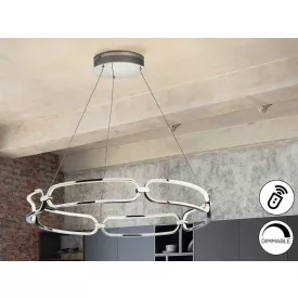 ·COLETTE· LED LAMP Ø80 CHROME, DIMMABLE