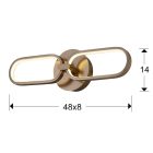  schuller colette 787017 Wall LED Lamp Rose Gold