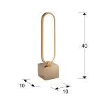  Schuller colette 787253 Table Lamp Rose Gold