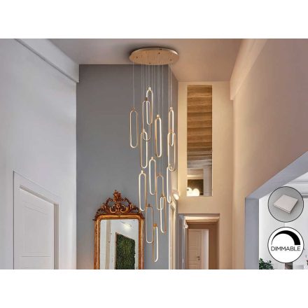 COLETTE - LAMP 14L ROSE GOLD DIMMABLE