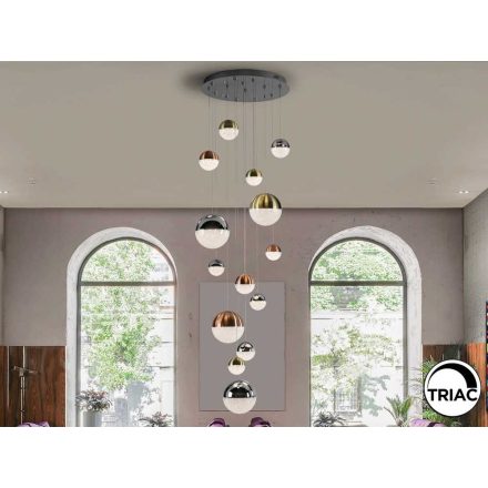 ·SPHERE· LAMP 14L. Ø60x500, DIMMABLE