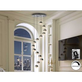  Schuller Sphere Bluetooth 793746B Multi Pendant Lamp