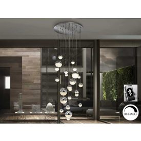    schuller sphere bluetooth 793971GK Multi Pendant Lamp Chrome