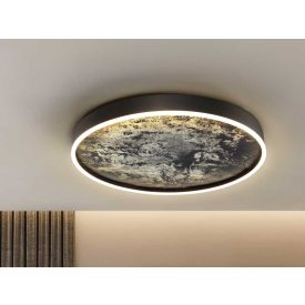 STONE- CEILING LAMP LED CCT -BLACK 60D