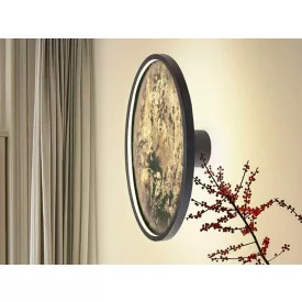 STONE- WALL LAMP LED CCT- BLACK D60