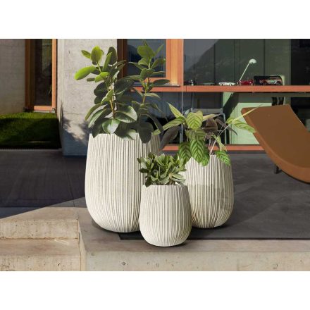 TERRAS I- SET 3 PLANTERS-BEIGE
