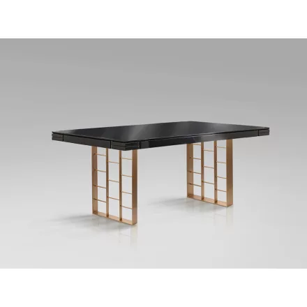 ·VITA· DINING TABLE, ANTHRACITE -ROSE GO