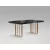 ·VITA· DINING TABLE, ANTHRACITE -ROSE GO