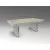 ·VITA· DINING TABLE, ASH GREY-SIVER 200