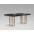 ·VITA· DINING TABLE, ANTHRACITE-ROSE GOL