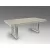 ·VITA· DINING TABLE, ASH GREY- SILVER 24