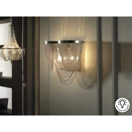  Schuller Minerva 872712 nickel wall lamp