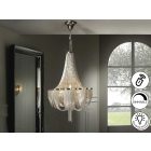 Schuller Minerva 872853D antique chrome chandelier