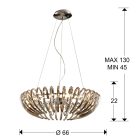  schuller ariadna 876124 pendant light