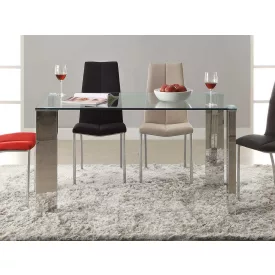 ·MALIBU· DINING TABLE, STEEL