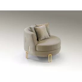 ·VIENA· ARMCHAIR 1S, BEIGE-GOLD