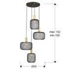  Schuller osiris 910477 multi-pendant light