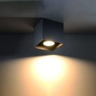 Ceiling lamp QUAD 1 black