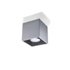 Ceiling lamp QUAD 1 grey