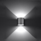 Wall lamp ORBIS 1 grey