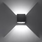 Wall lamp QUAD 1 black