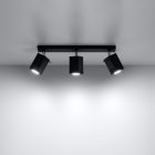 Ceiling lamp MERIDA 3 black