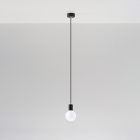 Pendant lamp EDISON black