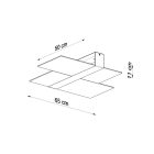 Ceiling lamp MASSIMO chrom