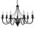 Chandelier MINERWA 7 black