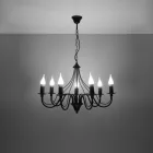 Chandelier MINERWA 7 black
