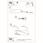 Wall lamp ceramic SIGMA MINI