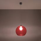 Pendant lamp BALL red