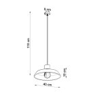 Pendant lamp AFRA