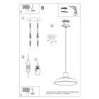 Pendant lamp AFRA