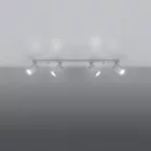 Ceiling lamp RING 4L white