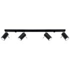 Ceiling lamp RING 4L black