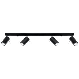 Ceiling lamp RING 4L black