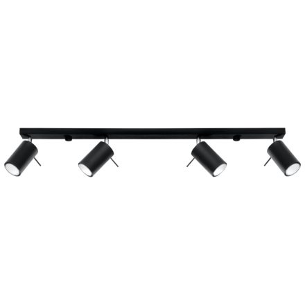 Ceiling lamp RING 4L black